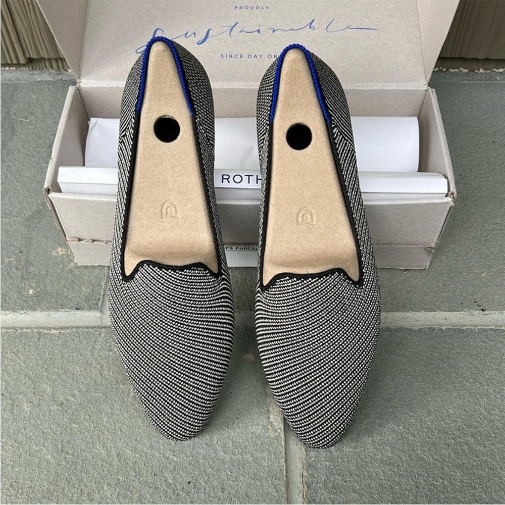 Rothy's The Almond Loafer - Black Twill